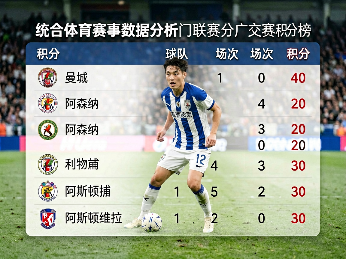 综合体育赛事数据分析图表